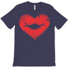 lip print heart T-Shirt