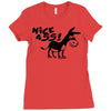 nice ass Ladies Fitted T-Shirt