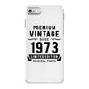 Premium Vintage Since 1973 Limited Edition Original Parts iPhone 7 Case