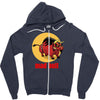 mad bull Zipper Hoodie