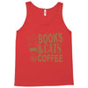 books and cats and coffee Tank Top