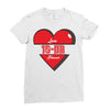 Love Ladies Fitted T-Shirt