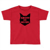 meow or never cat Toddler T-shirt