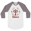 Zelda Glowing Sheikah Eye 3/4 Sleeve Shirt