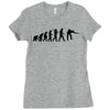 evolution of snooker or pool ape to player mens black new t shirt top Ladies Fitted T-Shirt