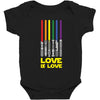 Lightsaber Rainbow Baby Bodysuit
