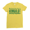 My Heart Goes Out To HUMBOLDT Strong Together Ladies Fitted T-Shirt