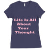 life is all Ladies Fitted T-Shirt