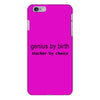 genius by birth slacker by choice t shirt large funny nerd tee slacker iPhone 6/6s Plus Case
