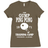 ping pong camp Ladies Fitted T-Shirt