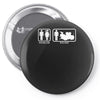 Drums - Problem Solved - Mens Funny Pin-back button