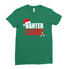 banter claus funny Ladies Fitted T-Shirt