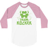 sham rocker shamrock 3/4 Sleeve Shirt