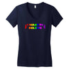 unicorns,i want to believe,fantasy,mythical,unicorns Women's V-Neck T-Shirt