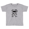 shark chart Toddler T-shirt