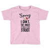sorry i can't the angel of music is very strict Toddler T-shirt