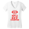 spelling bee champiun Women's V-Neck T-Shirt