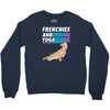 frenchies and yoga Crewneck Sweatshirt