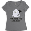 im here for the boos (2) Women's Triblend Scoop T-shirt