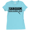 sarcasm services (2) Ladies Fitted T-Shirt