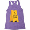 caution bananas Racerback Tank