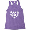 cat love paw Racerback Tank