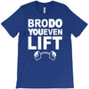 bro do you even lift baseball raglan T-Shirt