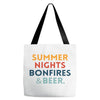 Summer Night Bonfires Beer Tote Bags