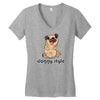 doggy style Women's V-Neck T-Shirt