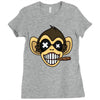 monkey Ladies Fitted T-Shirt