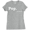 pop Ladies Fitted T-Shirt