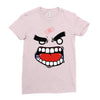 anger tee (flat version) Ladies Fitted T-Shirt