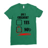 am i childish Ladies Fitted T-Shirt