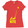 kite kitesurfen kiteboarden fun extremsport top Ladies Fitted T-Shirt