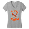 don't be krabby Women's V-Neck T-Shirt