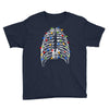skeleton christmas tree Youth Tee