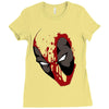 deadpool Ladies Fitted T-Shirt