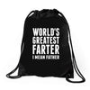 World's Greatest Farter I Mean Father Drawstring Bags