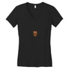 pocket owl Women's V-Neck T-Shirt