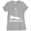 CheckMate, Chess Pawn,Chess Lover Ladies Fitted T-Shirt