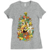 snack pack Ladies Fitted T-Shirt
