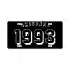 Original 1993 License Plate