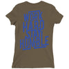 Work Hard, Stay Humble Ladies Fitted T-Shirt