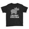chubby unicorn rhino Youth Tee