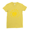 sun Ladies Fitted T-Shirt