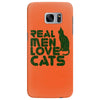 real men love cats, funny quote Samsung Galaxy S7 Edge