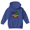 merry christmas car Youth Hoodie