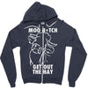 moo bitch Zipper Hoodie