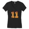 Eleven Waffle Women's V-Neck T-Shirt