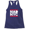 mad nyc new york city run fashion baseball jersey Racerback Tank